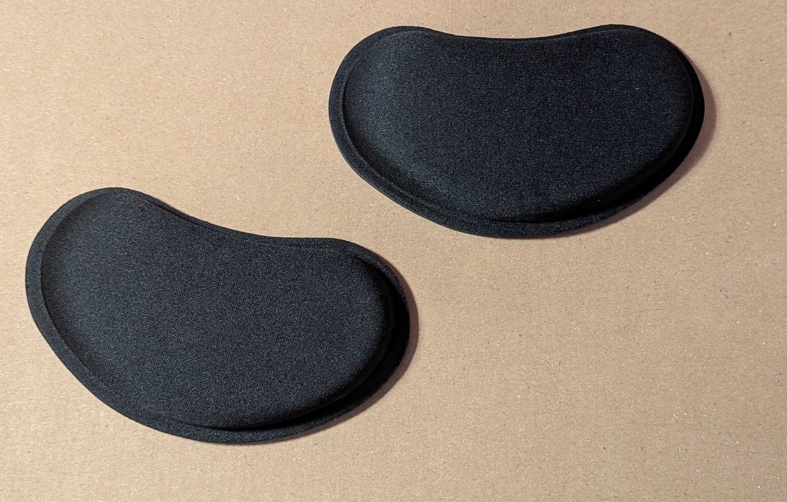 EVA wrist rests (set of 2)